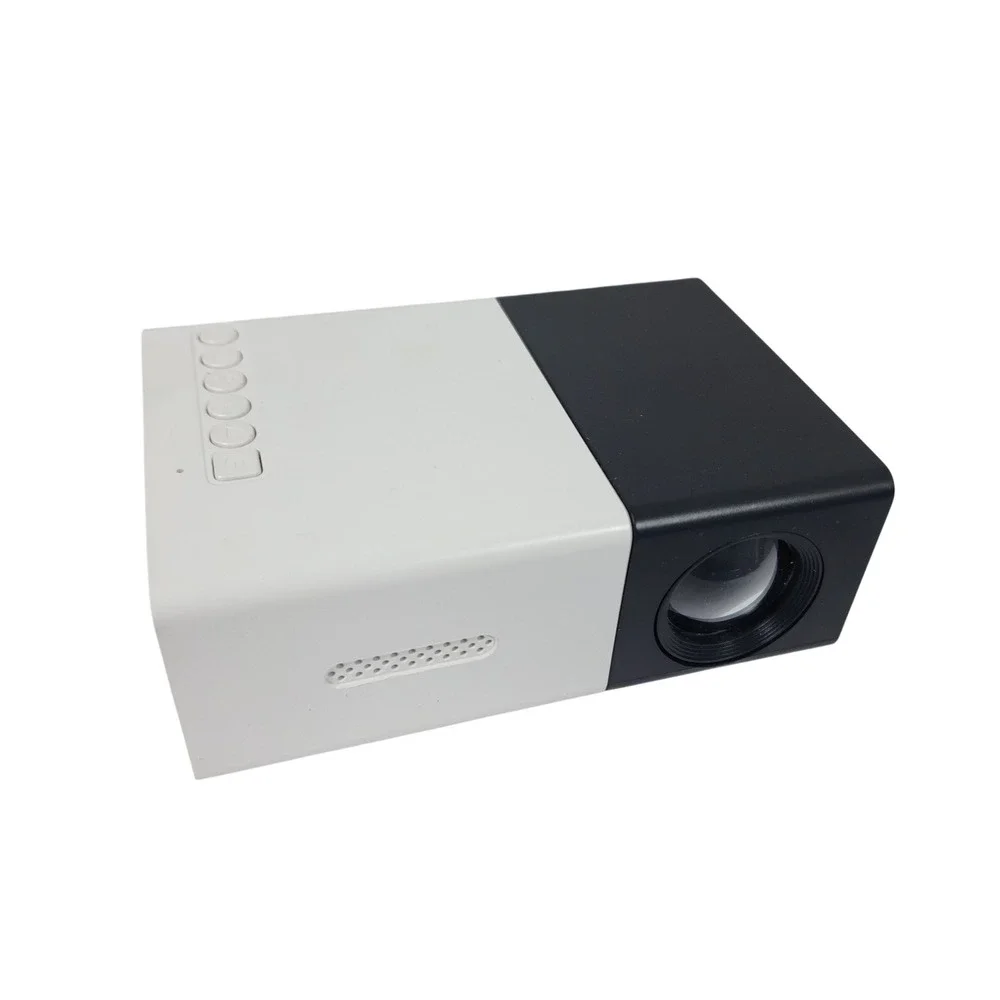 Mini Portable‎ LED Projector White Black Compact Home Theater Entertainment